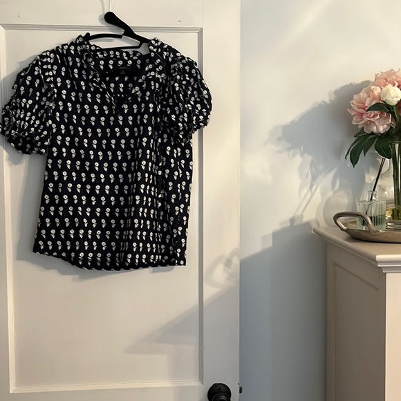 Jcrew embroidered blouse - Picture 2 of 5